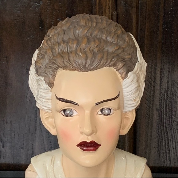 Bride of Frankenstein Bust Light Up Halloween Decor - Picture 3 of 16